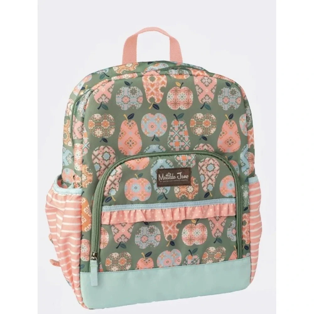 NWT Matilda Jane Girls Backpack Just Imagine CeC Apple NEW